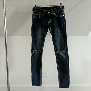 Distressed Seven Jeans